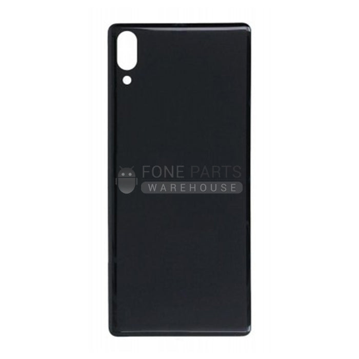 For Xperia L3 Replacement Battery Back Cover With Sticker [Black]