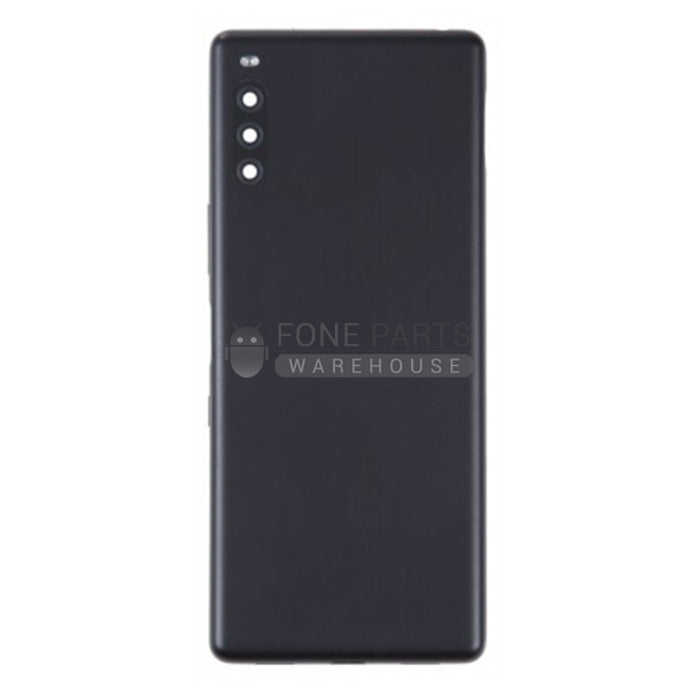 For Xperia L4 Replacement Battery Back Cover With Sticker [Black]