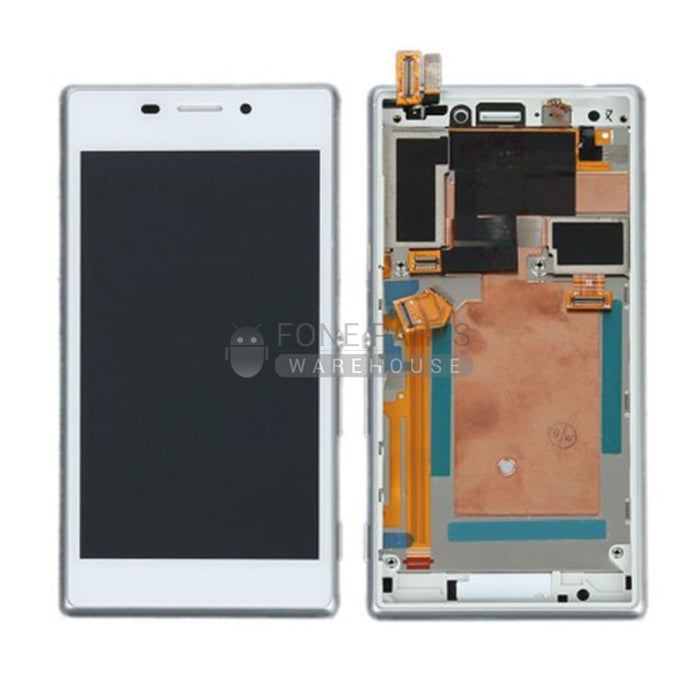 For Xperia M2 Replacement LCD Screen Touch Digitizer in [White]