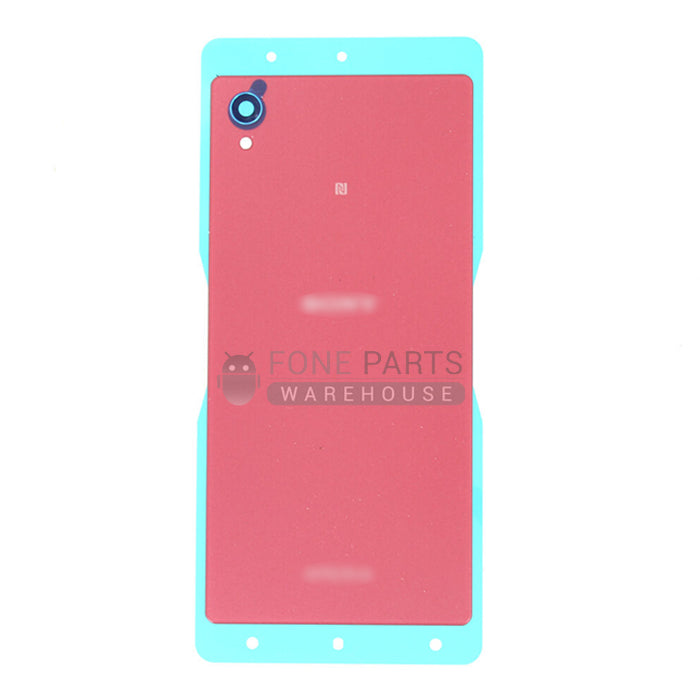 For Xperia M4 Replacement Battery Back Cover With Sticker [Coral]