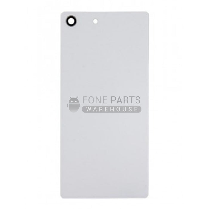 For Xperia M5 Replacement Battery Back Cover With Sticker [White]