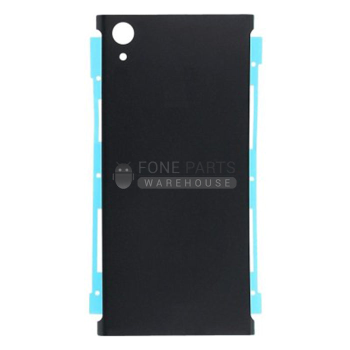 For Xperia XA1 Plus Replacement Battery Back Cover With Sticker [Black]