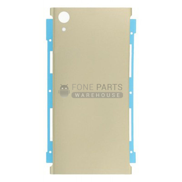 For Xperia XA1 Plus Replacement Battery Back Cover With Sticker [Gold]