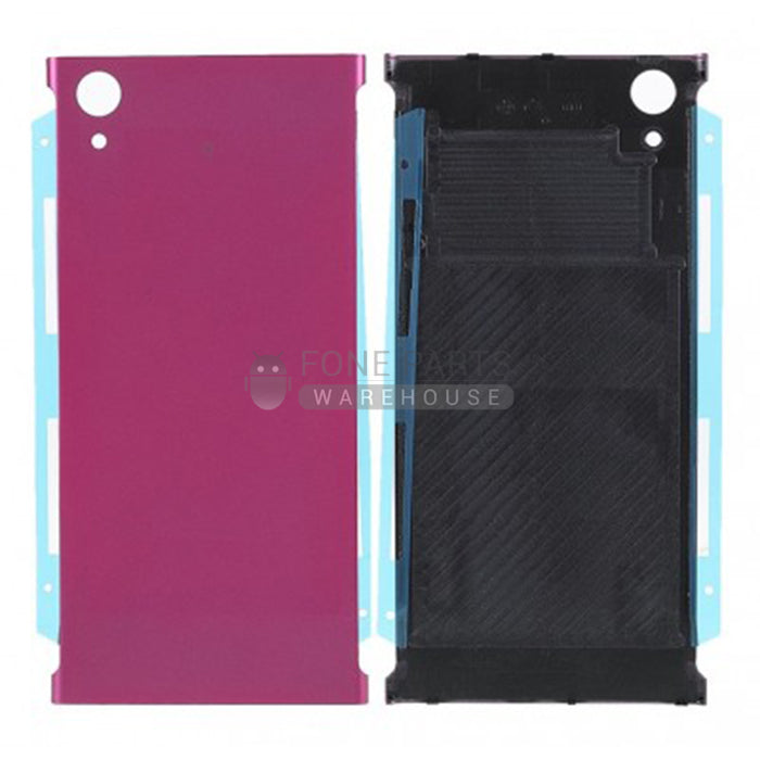 For Xperia XA1 Plus Replacement Battery Back Cover With Sticker [Pink]