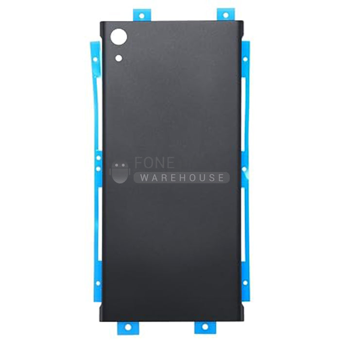 For Xperia XA1 Ultra Replacement Battery Back Cover With Sticker [Black]