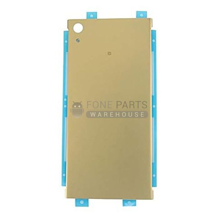 For Xperia XA1 Ultra Replacement Battery Back Cover With Sticker [Gold]