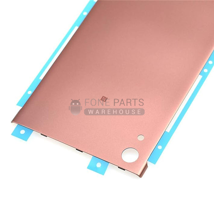 For Xperia XA1 Ultra Replacement Battery Back Cover With Sticker [Pink]