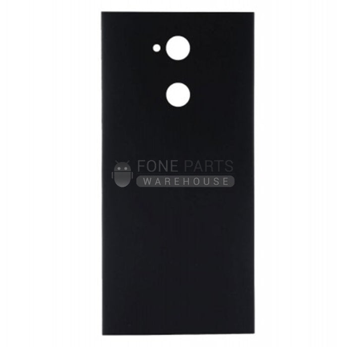 For Xperia XA2 Replacement Battery Back Cover With Sticker [Black]