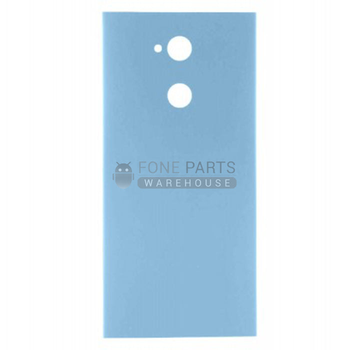 For Xperia XA2 Replacement Battery Back Cover With Sticker [Blue]