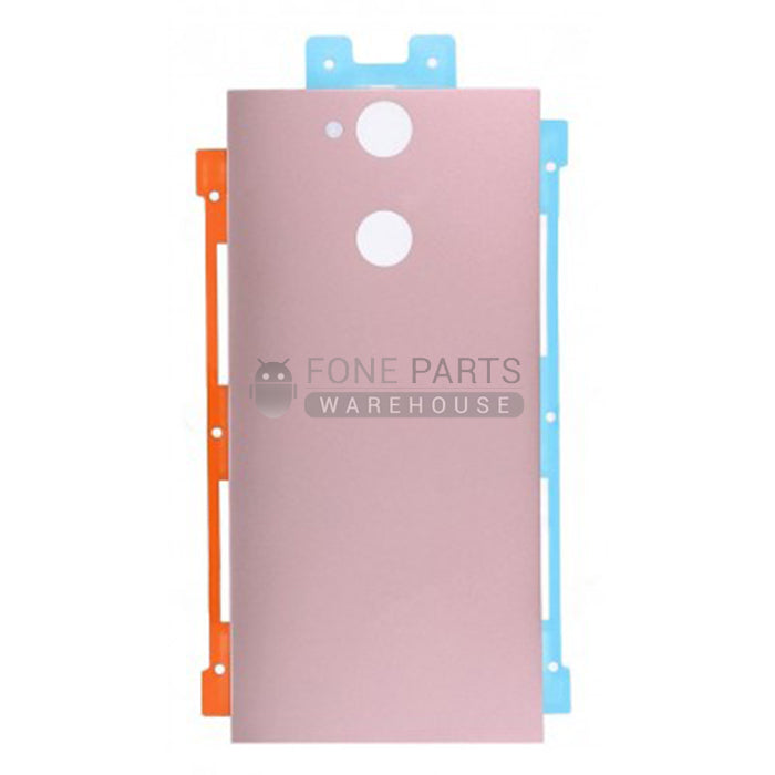 For Xperia XA2 Replacement Battery Back Cover With Sticker [Pink]