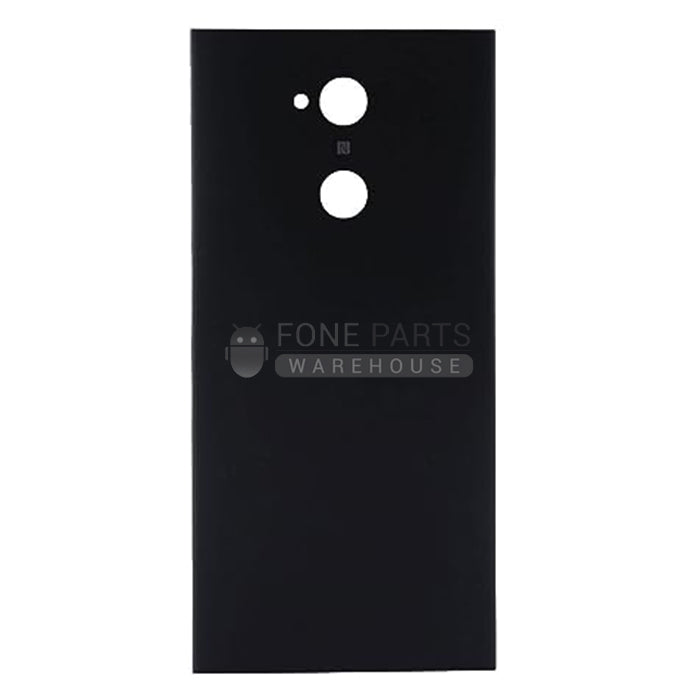 For Xperia XA2 Ultra Replacement Battery Back Cover With Sticker [Black]