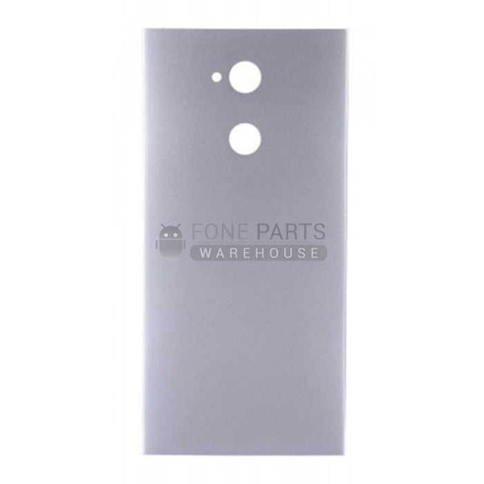 For Xperia XA2 Ultra Replacement Battery Back Cover With Sticker [Silver]