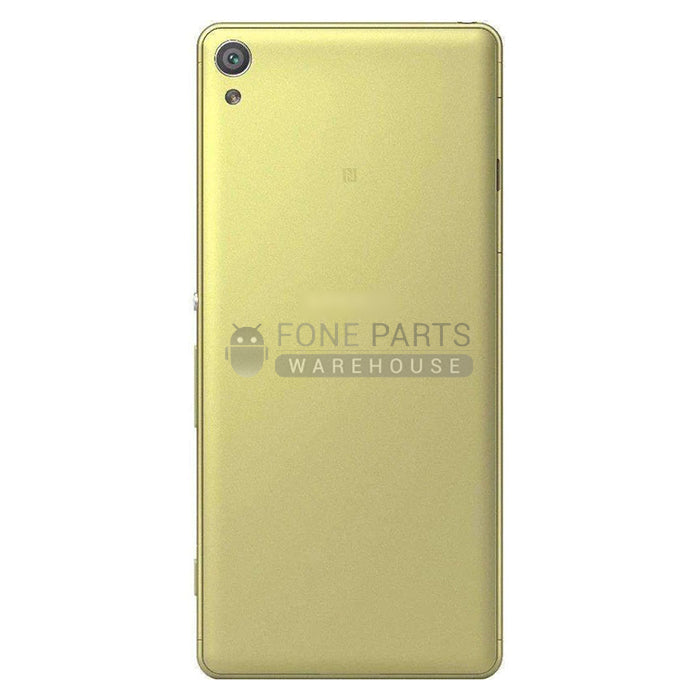 For Xperia XA Ultra Replacement Battery Back Cover With Sticker [Gold]