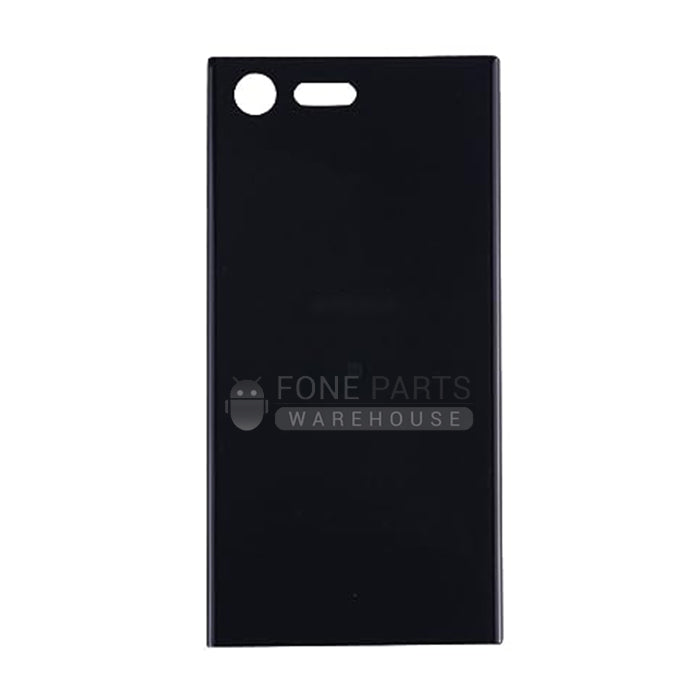 For Xperia X Compact Replacement Battery Back Cover With Sticker [Black]