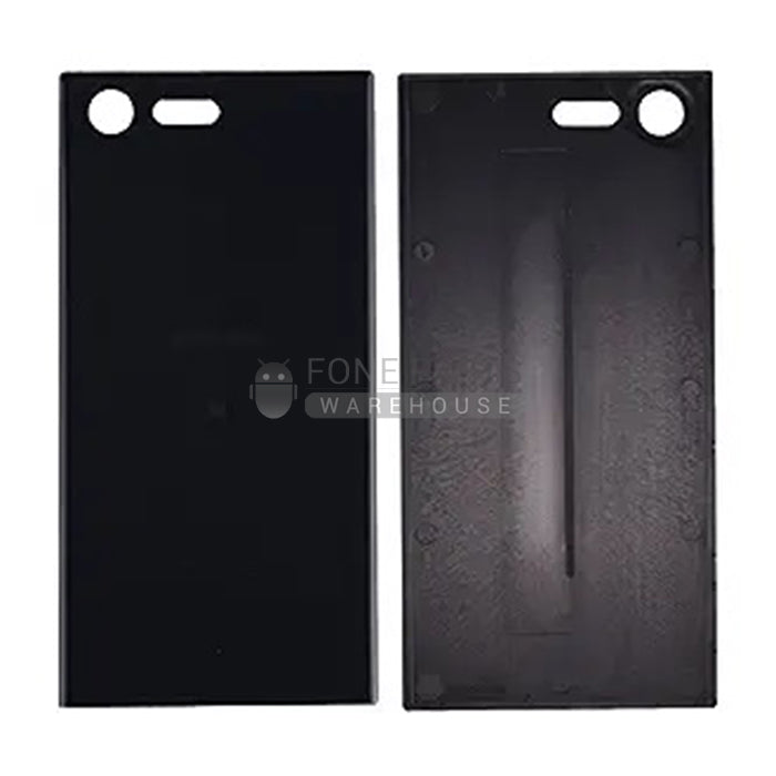 For Xperia X Compact Replacement Battery Back Cover With Sticker [Black]