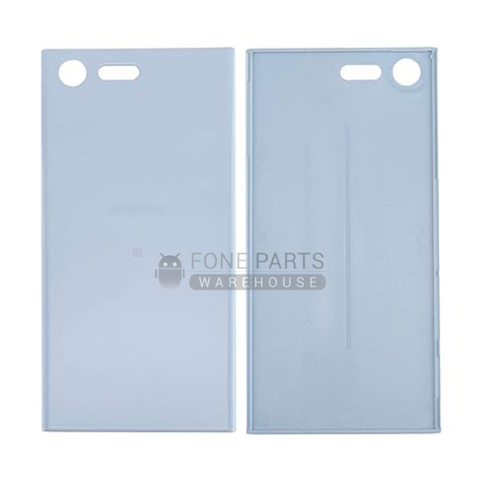 For Xperia X Compact Replacement Battery Back Cover With Sticker [Light Blue]