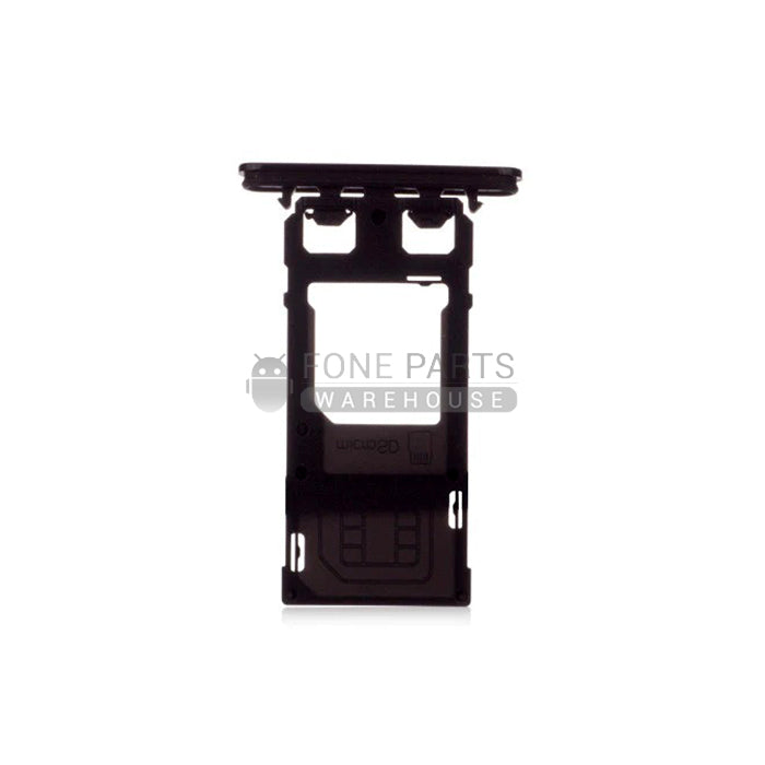 For Xperia X Compact Replacement Sim Card Tray [Black]