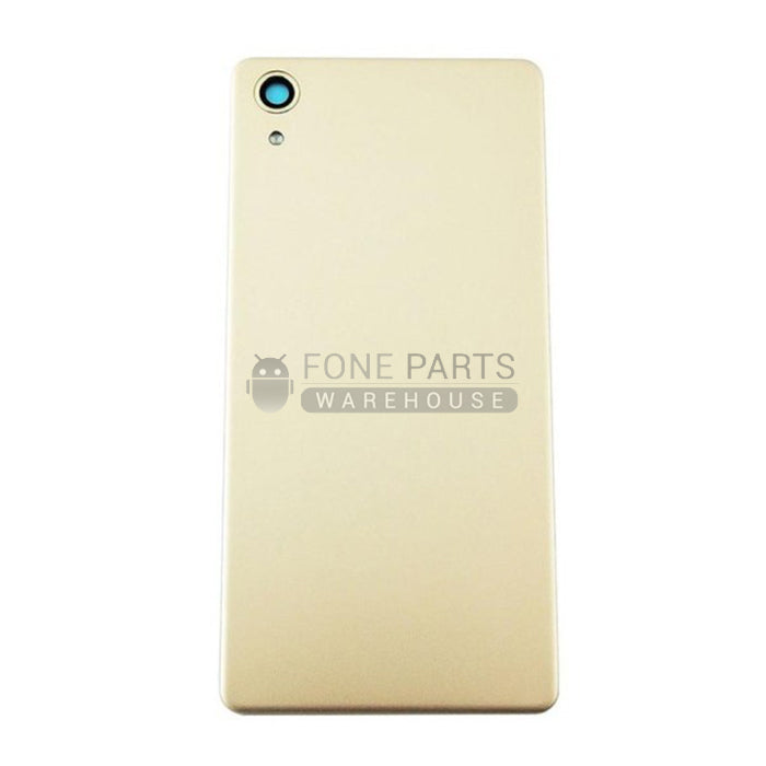 For Xperia X Performance Replacement Battery Back Cover With Sticker [Gold]