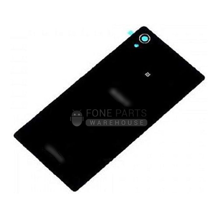 For Xperia X Replacement Battery Back Cover With Sticker [Black]