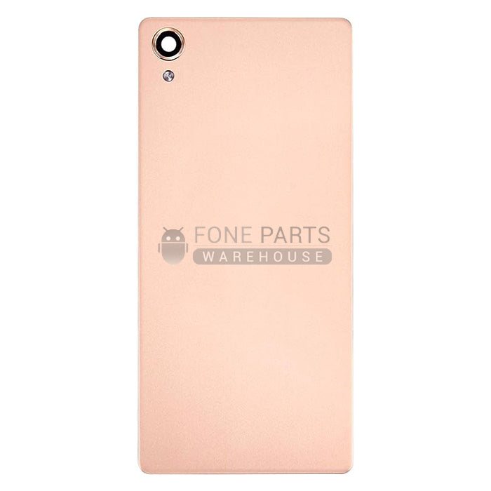 For Xperia X Replacement Battery Back Cover With Sticker [Gold]