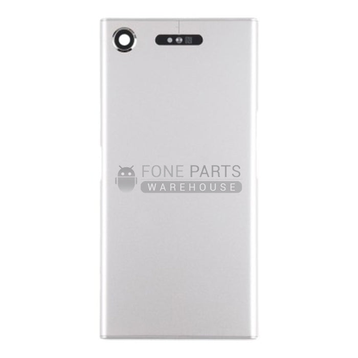 For Xperia XZ1 Replacement Battery Back Cover With Sticker [White]