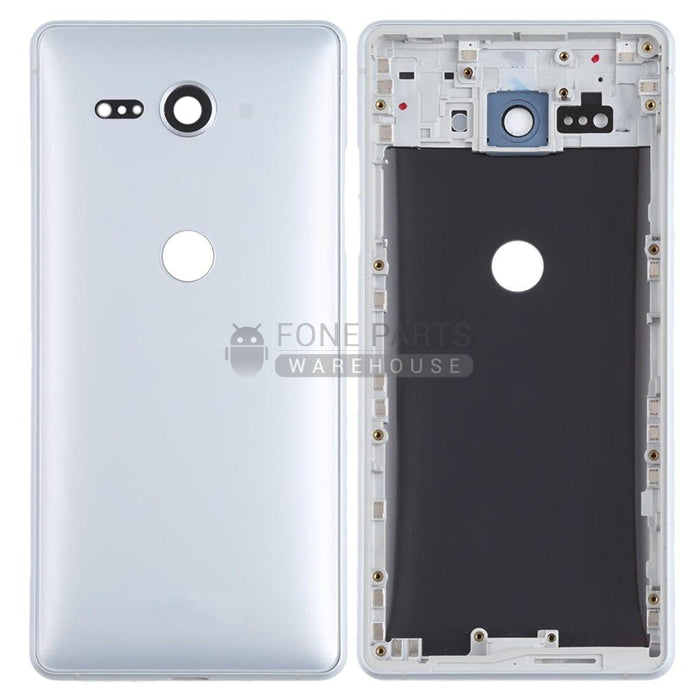 For Xperia XZ 2 Compact Replacement Battery Back Cover With Sticker [Silver]/[White]