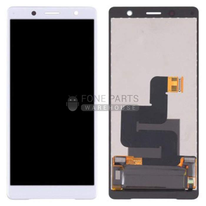 For Xperia XZ 2 Compact Replacement LCD Screen with Digitizer in [Silver] [ORG]