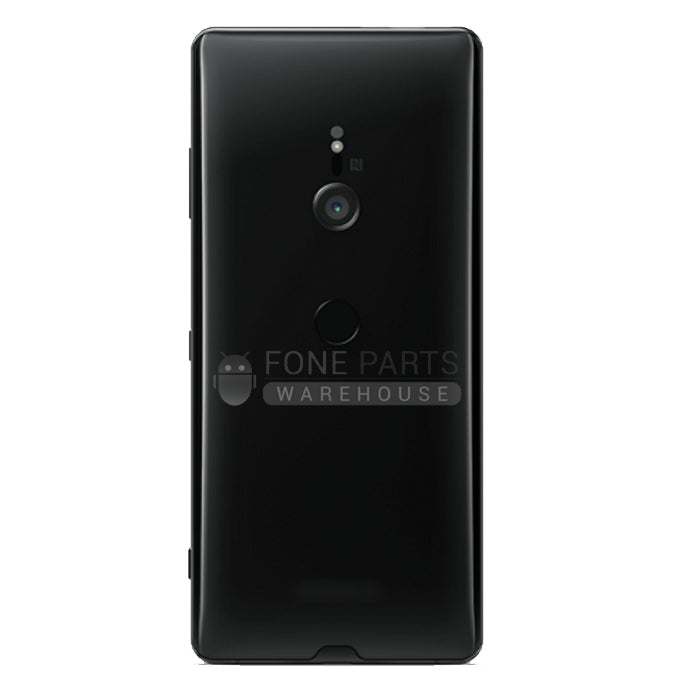 For Xperia XZ 3 Replacement Battery Back Cover With Sticker [Black]