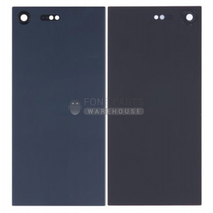 For Xperia XZ Premium Replacement Battery Back Cover With Sticker [Black]