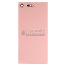 For Xperia XZ Premium Replacement Battery Back Cover With Sticker [Pink]