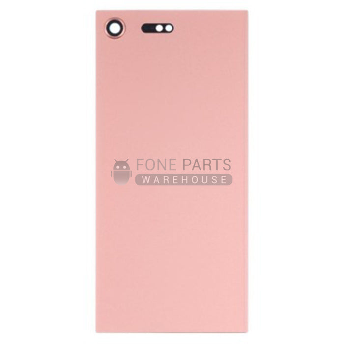 For Xperia XZ Premium Replacement Battery Back Cover With Sticker [Pink]