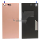 For Xperia XZ Premium Replacement Battery Back Cover With Sticker [Pink]