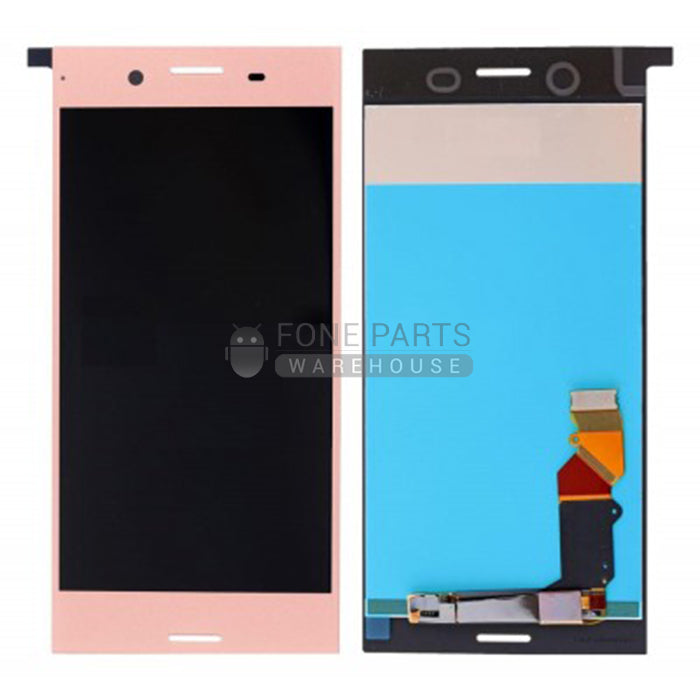 For Xperia XZ Premium Replacement LCD Screen Touch Digitizer in [Pink] [ORIGINAL]