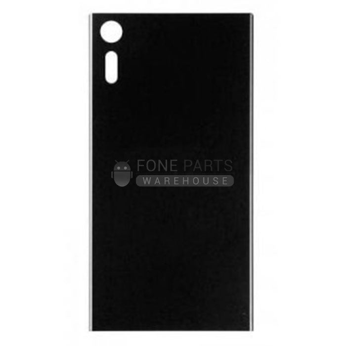 For Xperia XZ Replacement Battery Back Cover With Sticker [Black]