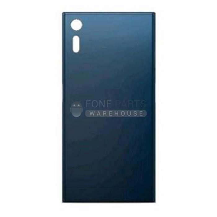 For Xperia XZ Replacement Battery Back Cover With Sticker [Blue]