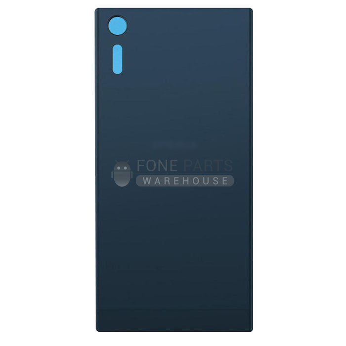 For Xperia XZ Replacement Battery Back Cover With Sticker [Blue]