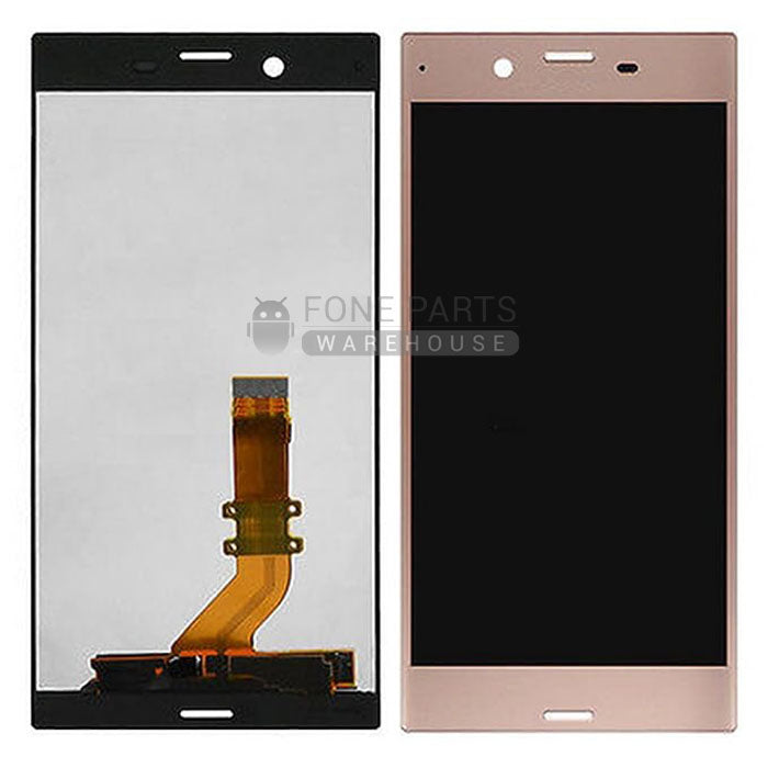 For Xperia XZ Replacement LCD Screen Touch Digitizer in [Pink] [ORIGINAL]