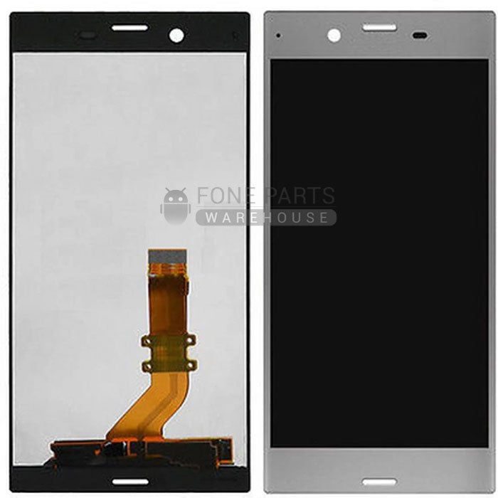 For Xperia XZ Replacement LCD Screen Touch Digitizer in [Silver] [ORIGINAL]