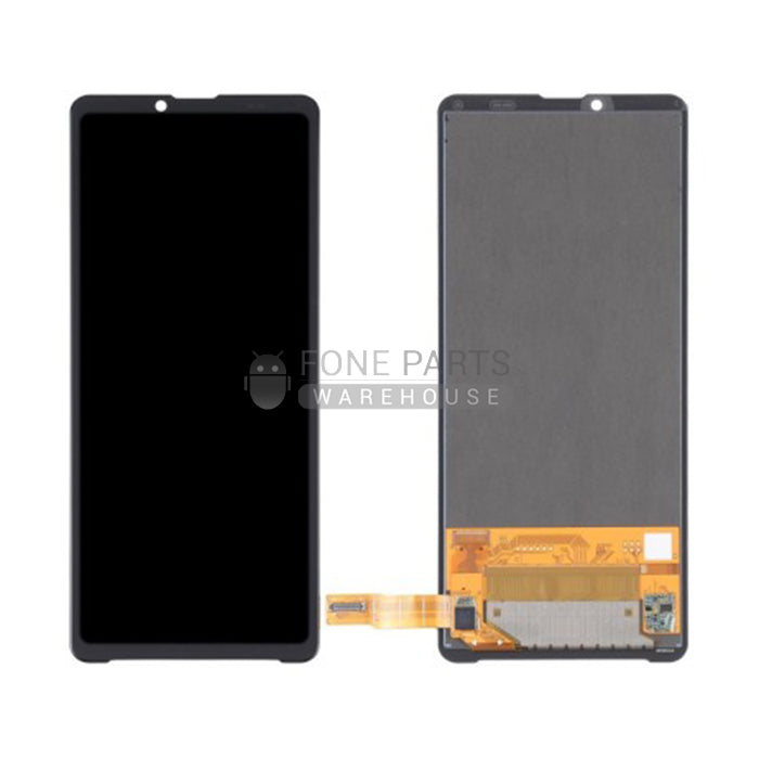 For Xperia Xperia 10 III Lite Replacement Complete Lcd with Digitizer Assembly in [Black]