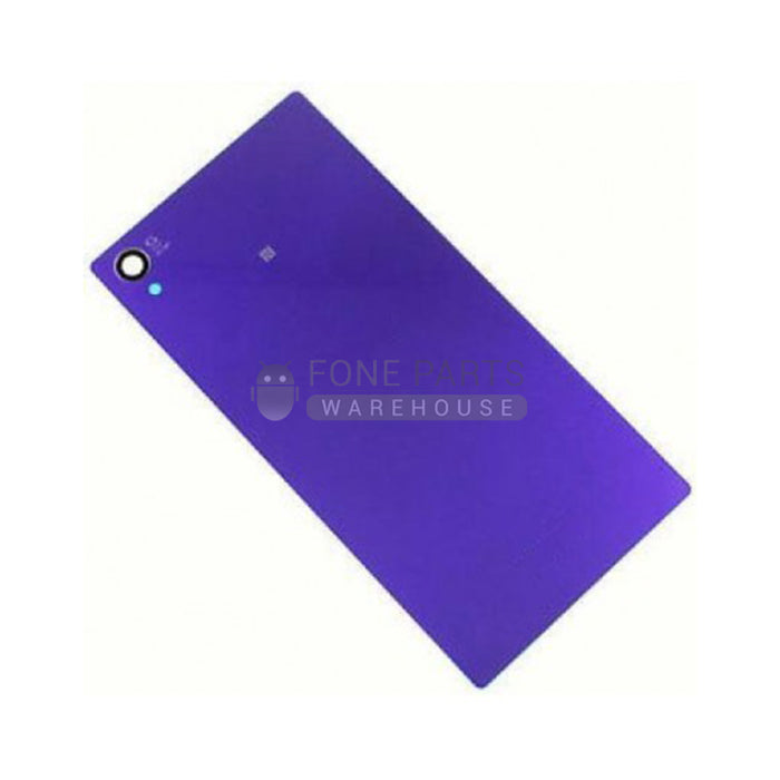 For Xperia Z1 Battery Back Cover Housing Door Replacement [Purple]