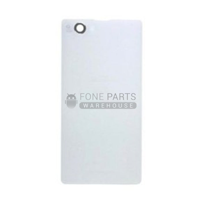 For Xperia Z1 Compact Replacement Battery Back Cover With Sticker [White]