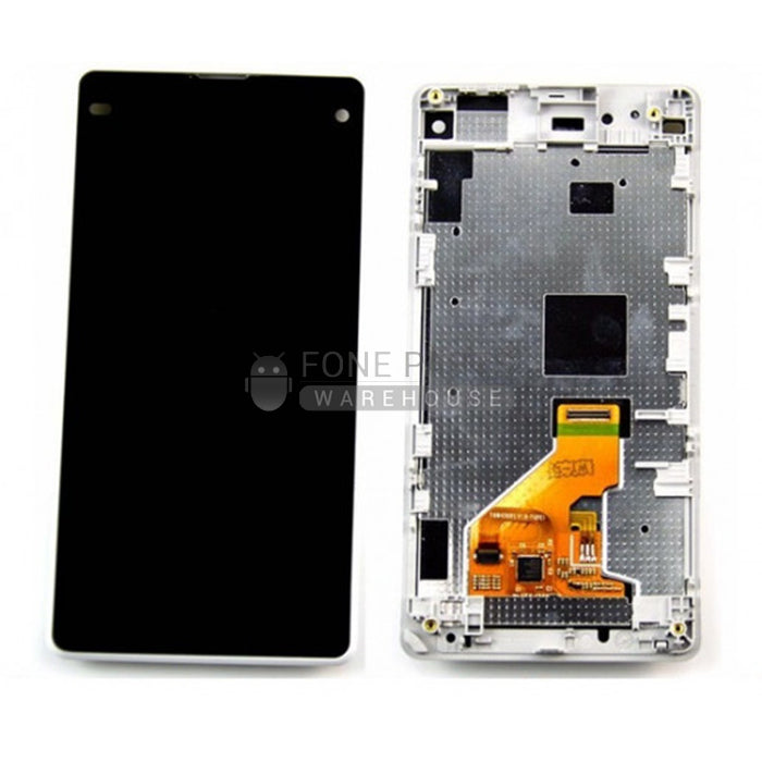 For Xperia Z1 Compact Replacement LCD Screen Touch Digitizer in [White] [ORIGINAL]