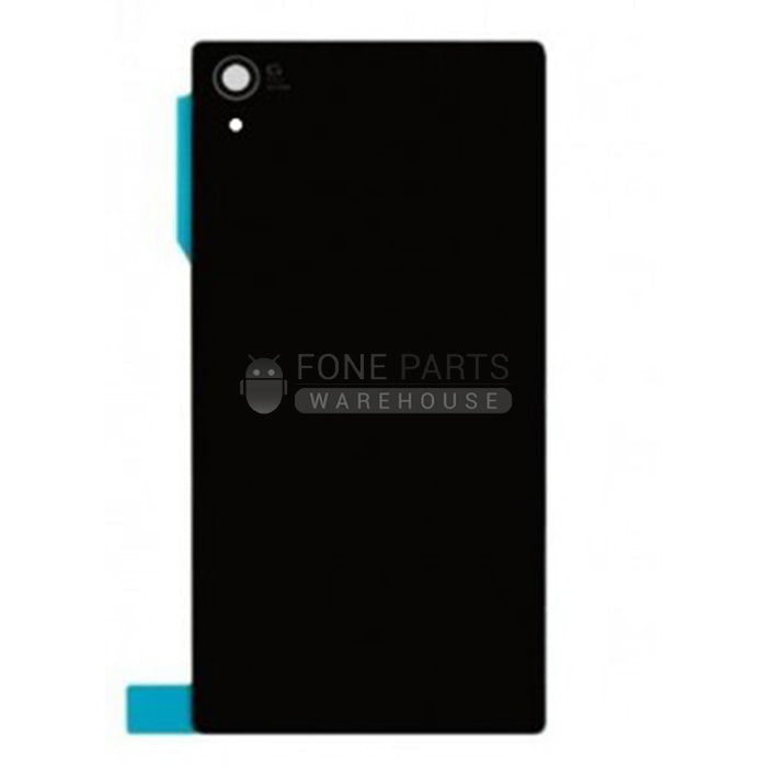 For Xperia Z1 Replacement Battery Back Cover With Sticker [Black]