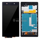 For Xperia Z1 Replacement LCD Screen Touch Digitizer in [Black] [ORIGINAL] [With Frame]