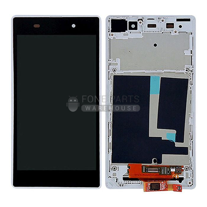 For Xperia Z1 Replacement LCD Screen Touch Digitizer in [White] [ORIGINAL]