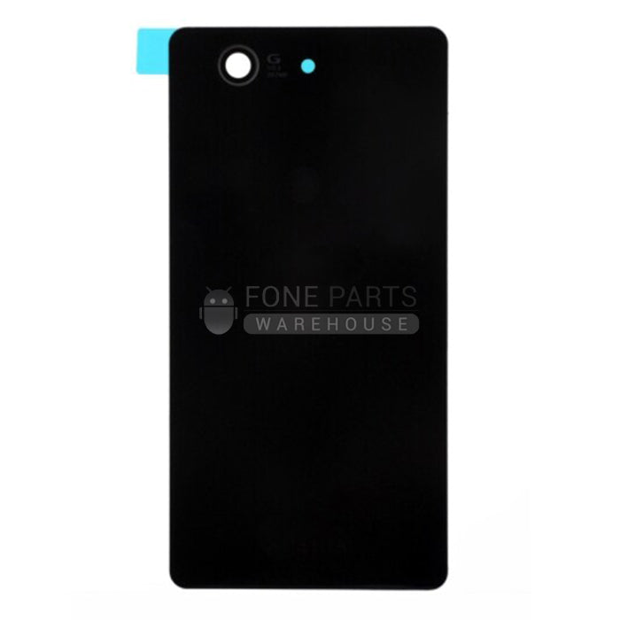 For Xperia Z3 Compact Replacement Battery Back Cover With Sticker [Black]