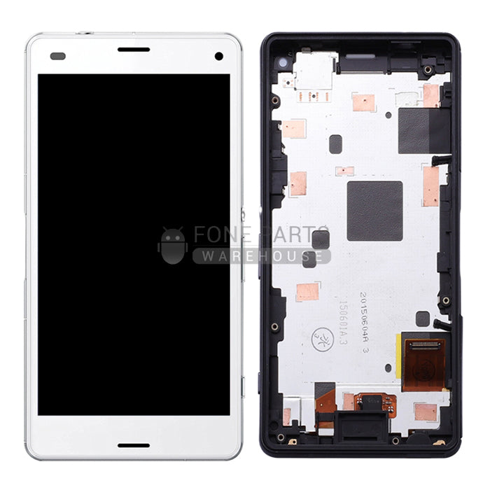 For Xperia Z3 Compact Replacement LCD Screen Touch Digitizer in [White] [ORIGINAL]