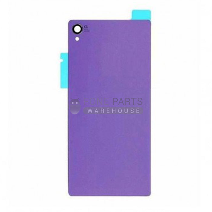 For Xperia Z3 Replacement Battery Back Cover With Sticker [Purple]