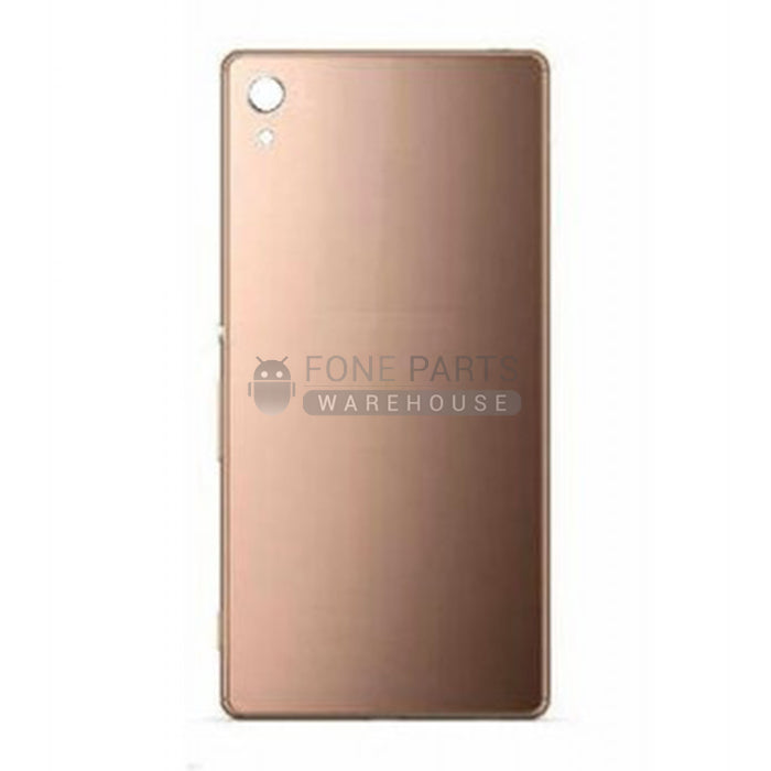 For Xperia Z3+/ Z4 Replacement Battery Back Cover With Sticker [Rose Gold]