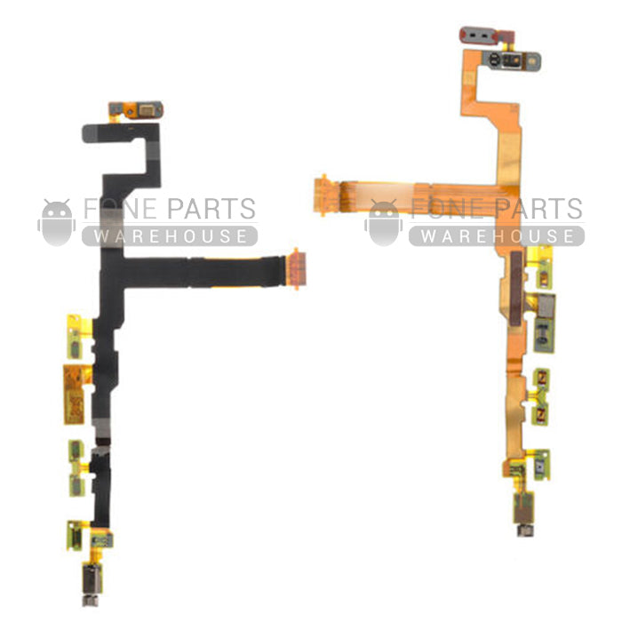 For Xperia Z5 Compact Power and Volume Flex Cable with Vibrator Motor